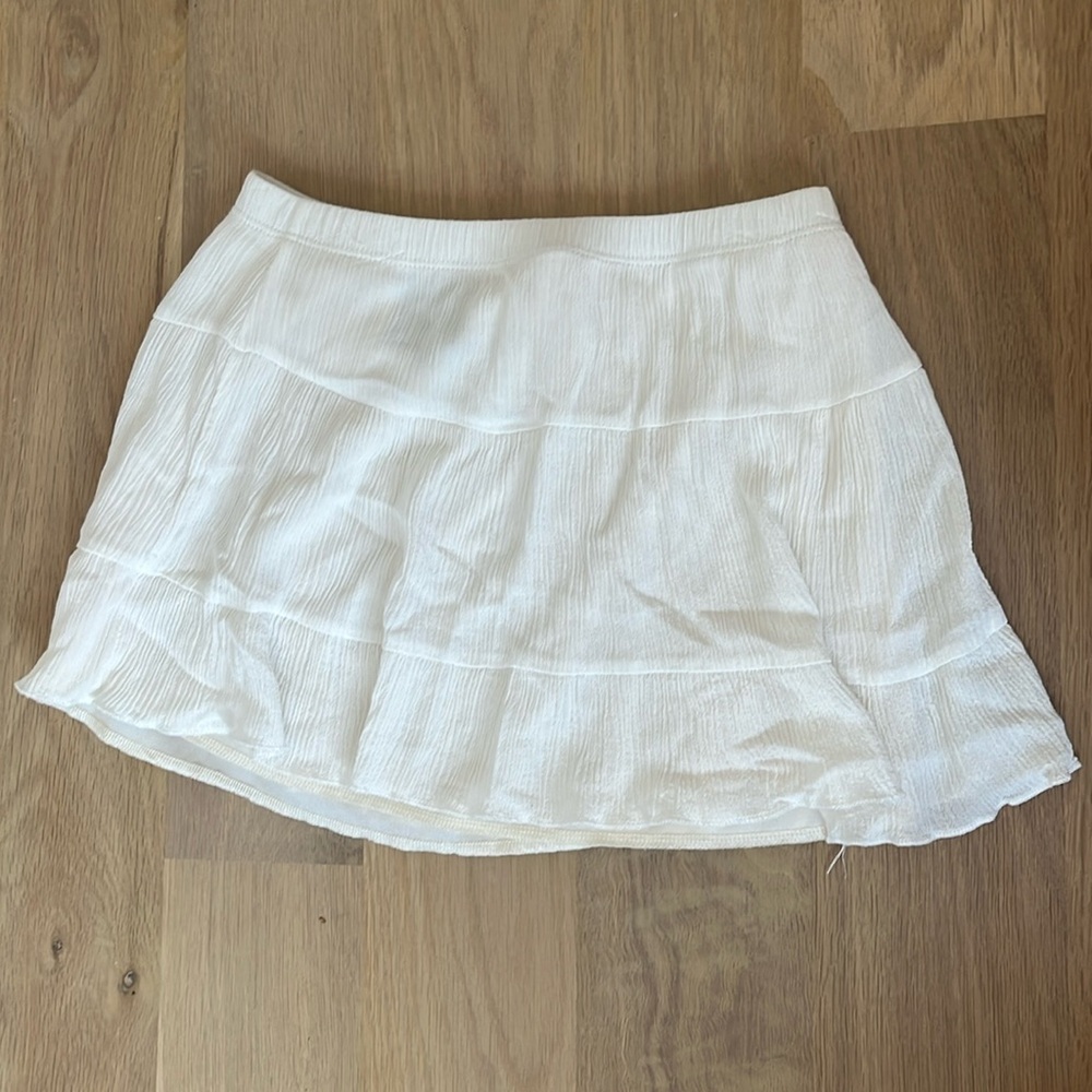 Katie J NYC white mini skirt